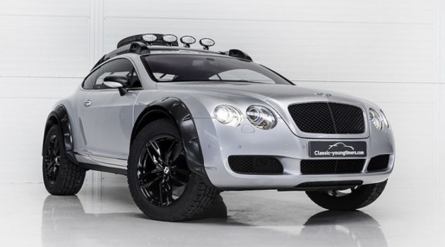 Khi coupe sang Bentley Continental GT biến thành xế offroad