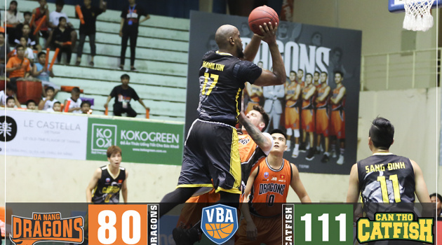 Phá kỷ lục ghi điểm, Cantho Catfish vươn lên đứng đầu