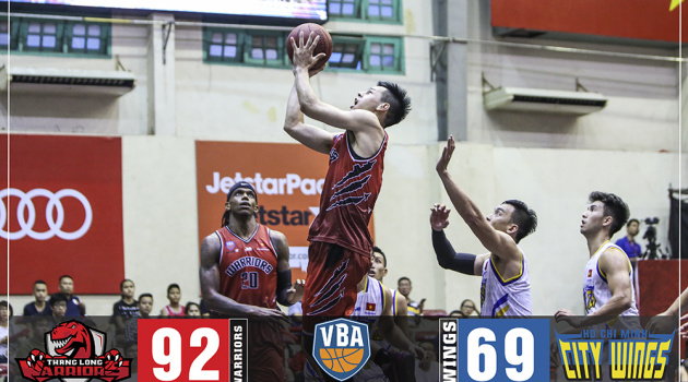 Thi đấu lấn lướt, Thang Long Warriors tiếp đà chiến thắng