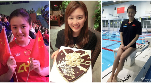 Nữ kình ngư xinh đẹp Trung Quốc phá kỷ lục thế giới 50 m bơi ngửa
