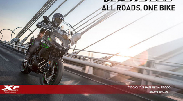 Kawasaki Versys 650 2019 ra mắt với bộ tem và màu mới đẹp hơn tại thị trường Ấn Độ