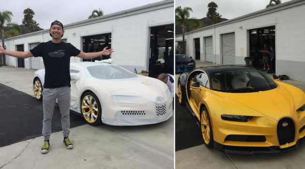 Nín thở theo dõi màn ‘bóc tem’ 1 trong 500 siêu phẩm Bugatti Chiron triệu đô