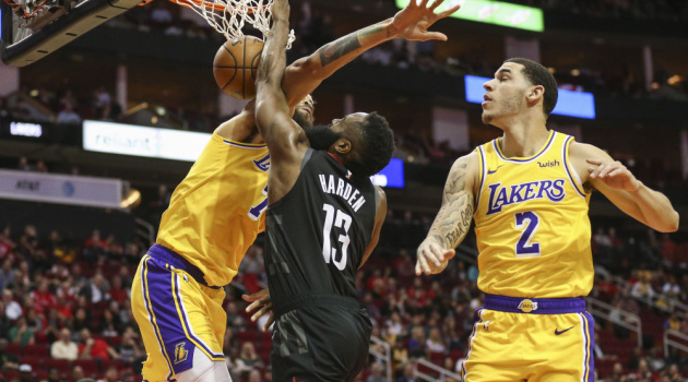 LeBron James bất lực trước sự lên đồng của James Harden, Lakers thất thủ trên Toyota Center