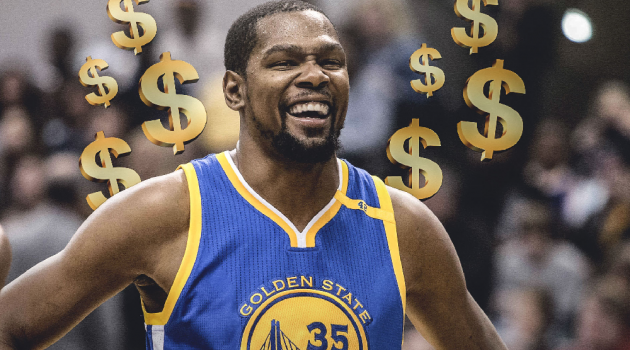 Kevin Durant muốn tiền, càng nhiều tiền càng tốt