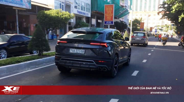 Bắt gặp siêu SUV Lamborghini Urus thứ hai tại Việt Nam mang biển trắng vi vu trên phố