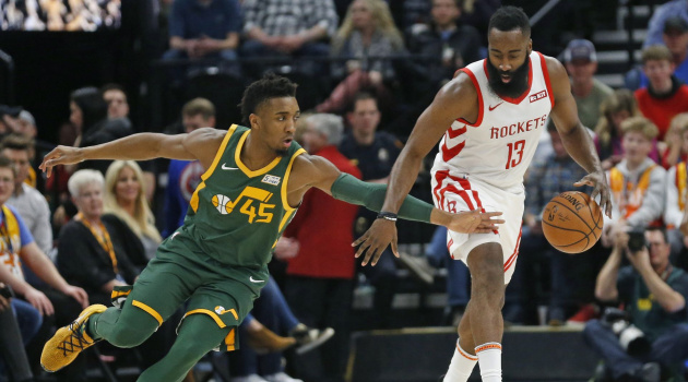 James Harden có 43 điểm, Houston Rockets bắn hạ Utah Jazz