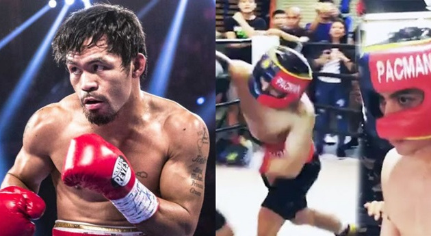 Manny Pacquiao ngăn cản con trai nối nghiệp quyền Anh