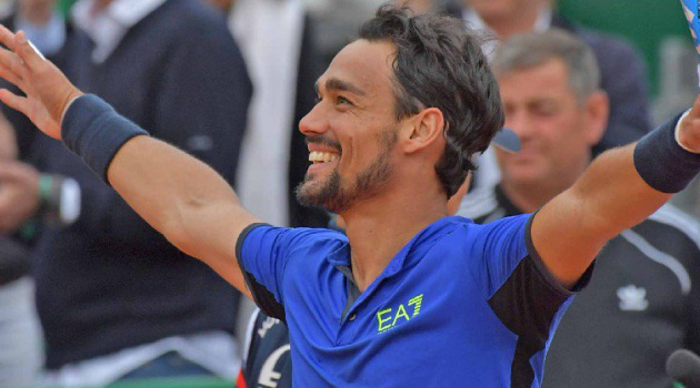 Thắng dễ Dusan Lajovic, Fabio Fognini lần đầu vô địch Monte Carlo
