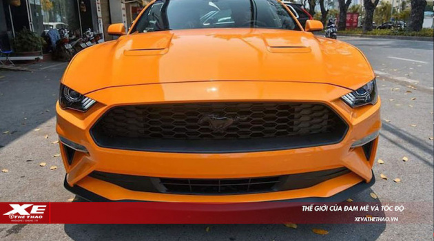 Mê mẩn ‘ngựa hoang’ Ford Mustang 2018 màu cam Fury độc nhất Việt Nam vừa về nước