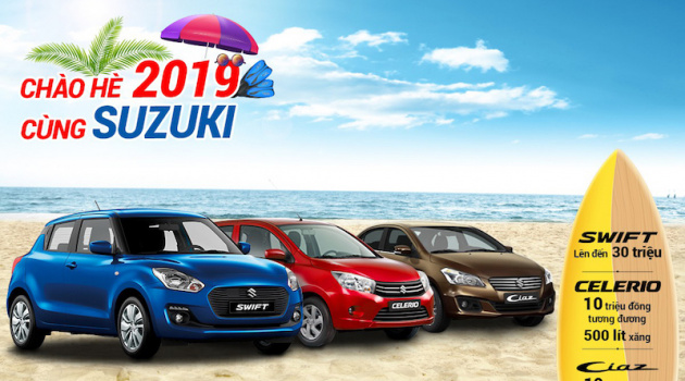 ‘Chào hè 2019 cùng Suzuki’ ưu đãi lên đến 30 triệu đồng