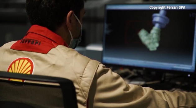 Ferrari tiếp tục chung sức chống Covid-19, sản xuất van hô hấp và phụ kiện cho mặt nạ bảo vệ y tế