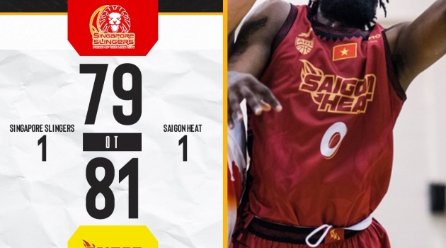Kết quả ABL 8/3: Saigon Heat cân bằng tỷ số