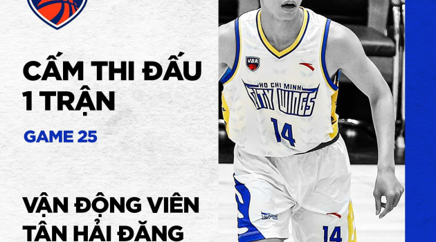 Hochiminh City Wings nhận tin buồn trước trận gặp Hanoi Buffaloes