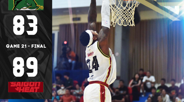 Kết quả VBA 2023 Game 21: Cantho Catfish vs Saigon Heat
