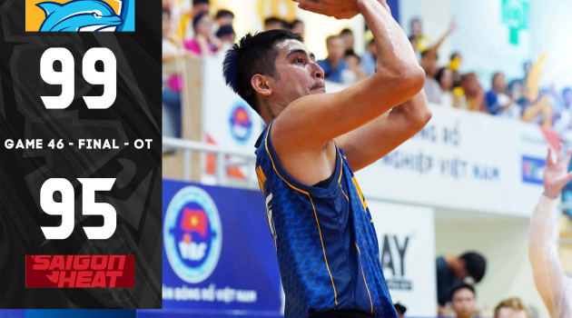Kết quả VBA 2023 Game 46: Nha Trang Dolphins vs Saigon Heat