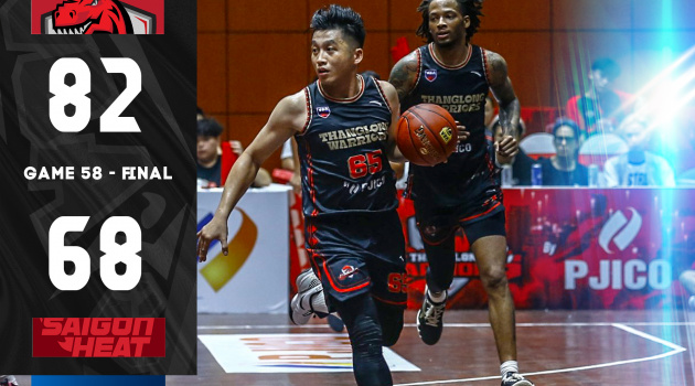 Kết quả VBA 2023 Game 58: Thang Long Warriors vs Saigon Heat
