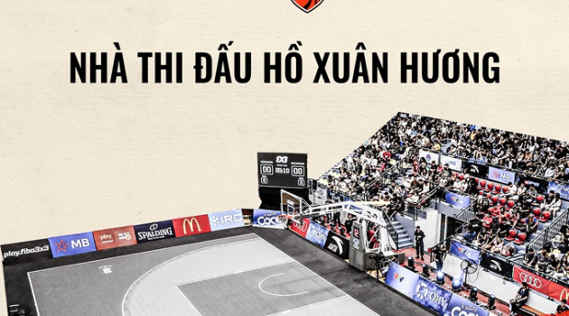 Hé lộ địa điểm diễn ra giải VBA 3x3 2024