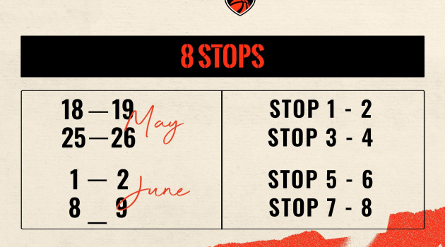 VBA 3x3 2024 công bố thời gian diễn ra 8 chặng đấu