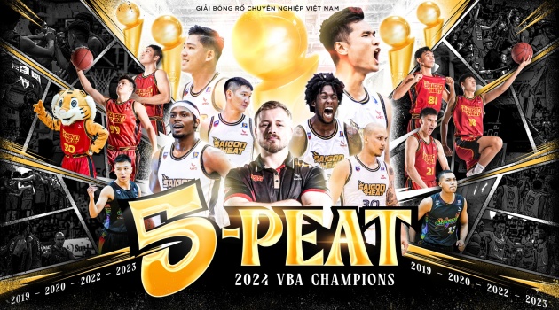 Kết quả VBA 2024 Final Game 3: Saigon Heat viết nên kỷ lục