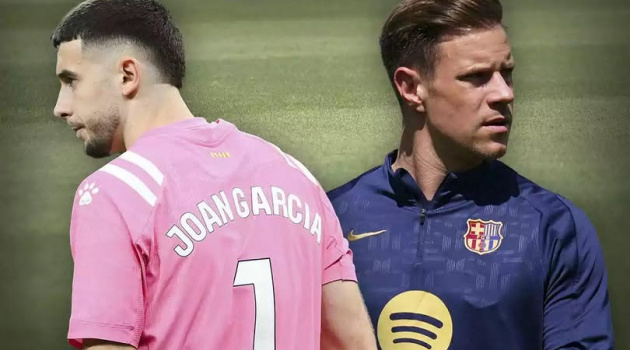 Barcelona tính trao cơ hội cho Joan Garcia, Ter Stegen đứng trước nguy cơ mất vị trí