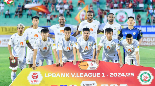 Bình Định đối mặt CAHN trong trận cầu sinh tử trụ hạng V-League