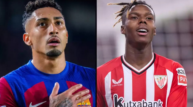 Raphinha chào đón Nico Williams với lời khen chất lượng cao