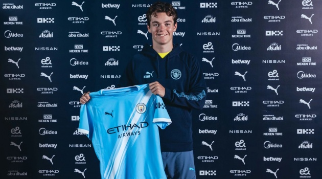 Man City ký hợp đồng 5 năm với tài năng trẻ Na Uy, Sverre Nypan
