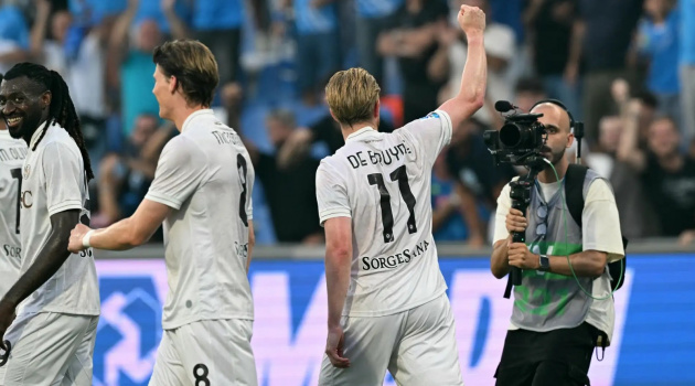 Conte kêu gọi sự kiên nhẫn với De Bruyne sau chiến thắng mở màn của Napoli