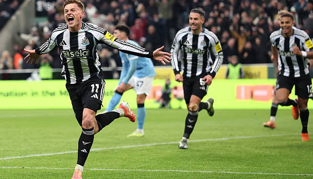 Harvey Barnes chói sáng, Newcastle khiến Man City trả giá tại St James’ Park