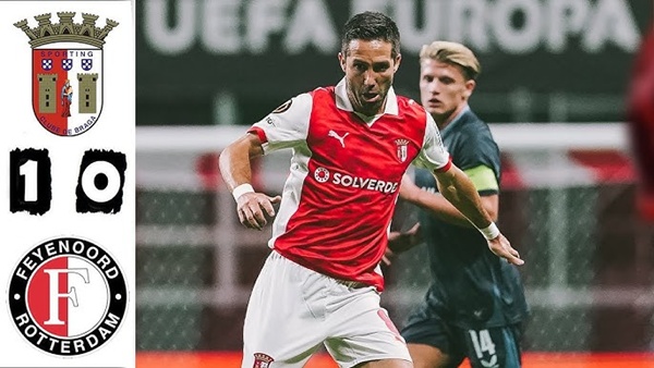 Braga hạ Feyenoord, Van Persie nhận thất bại đầu tiên ở Europa League