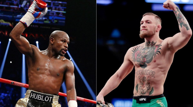 Mayweather luyện tập trong 'lồng bát giác' chờ đấu với 'gã điên UFC' McGregor