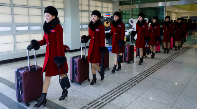 Dàn mỹ nhân Triều Tiên khuấy động Thế vận hội mùa Đông 2018