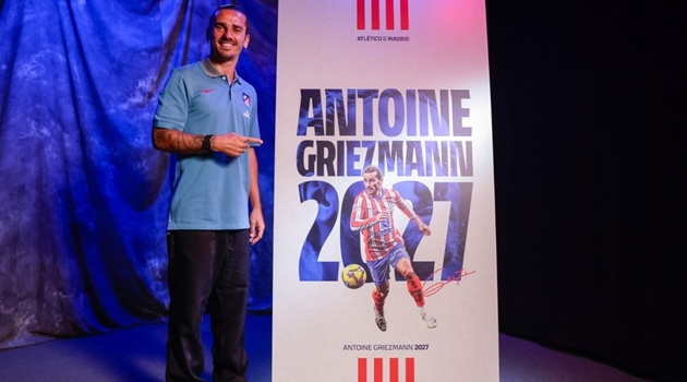 Antoine Griezmann gia hạn Atletico Madrid đến 2027 khẳng định vai trò chủ lực