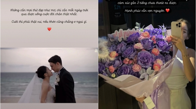 Đặng Văn Lâm và Yến Xuân kỷ niệm một năm cưới đầy cảm xúc và hạnh phúc