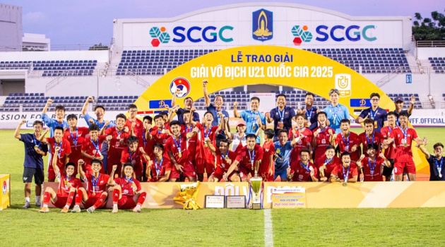 Thủ môn Quang Trường tỏa sáng giúp U21 PVF vô địch đầy cảm xúc