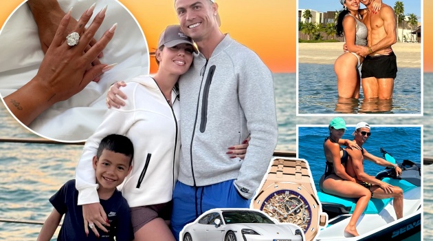 Ronaldo chi 270.000 bảng tặng quà đính hôn cho Georgina