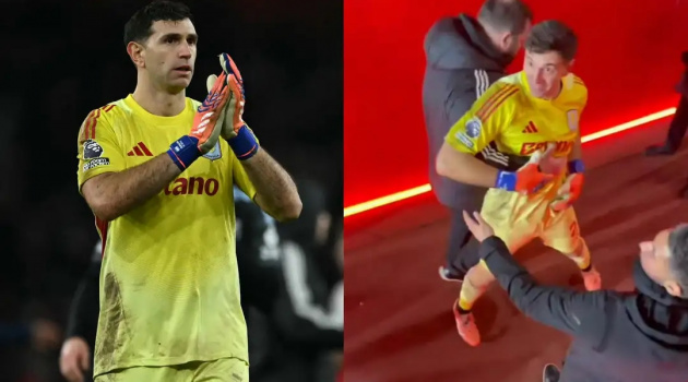 Emiliano Martinez nổi đóa với CĐV Arsenal sau thảm bại
