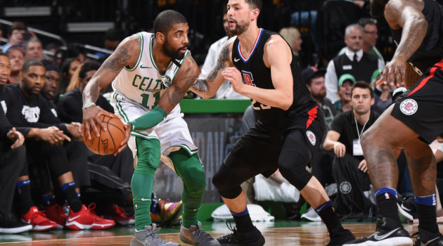 NBA 2017-18, LA Clippers 129-119 Boston Celtics: Kyrie Irving bất lực với gã khổng lồ DeAndre Jordan